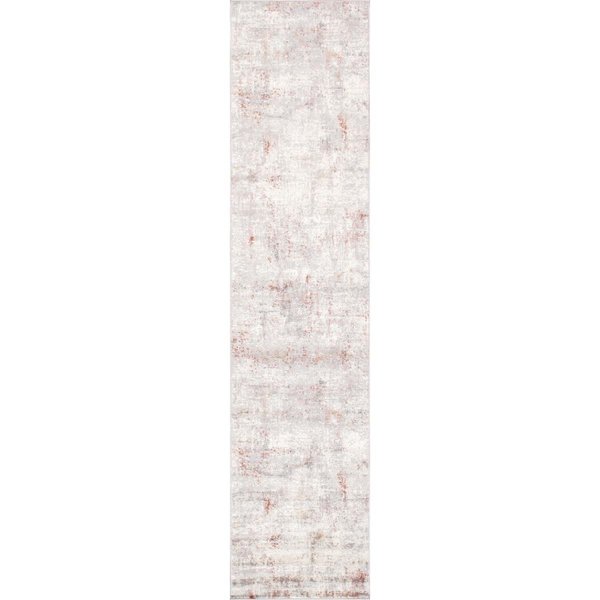 Pasargad Home 2 ft 4 in x 8 ft Efes Design Power Loom Runner Rug Ivory PD171C 2.04x8